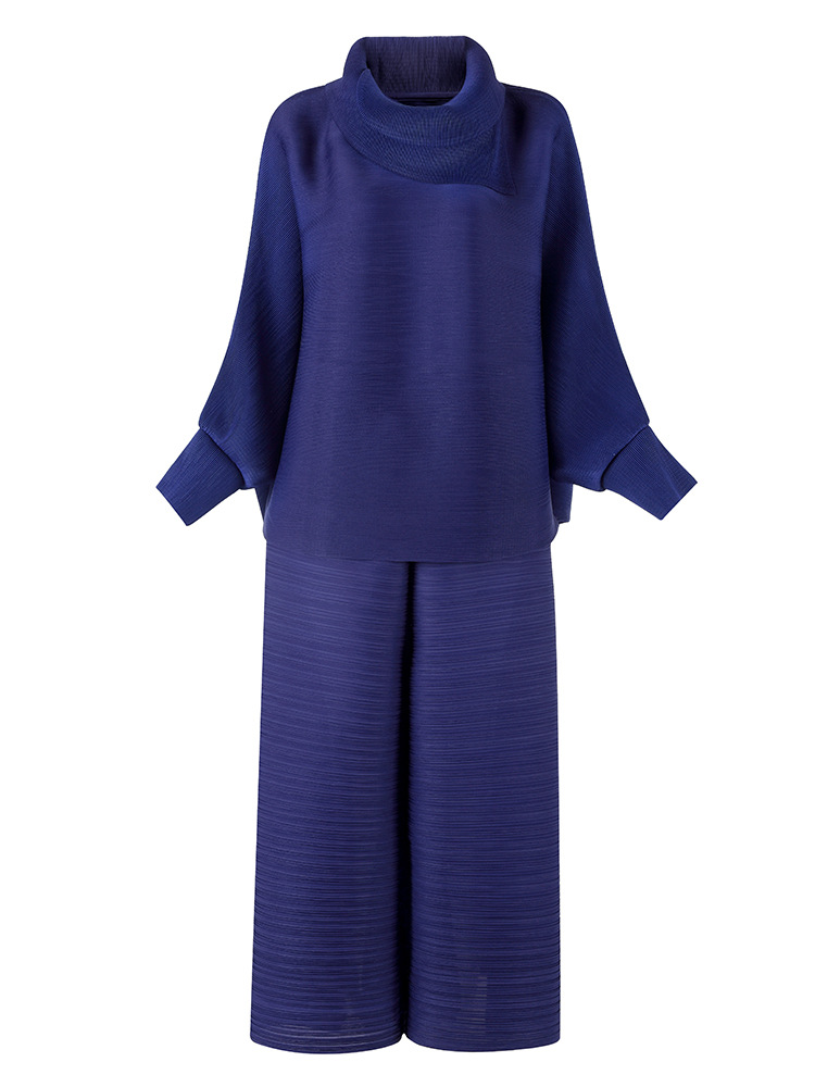 High-grade Loose Top Plus Size Wide-leg Pants Two-piece Set