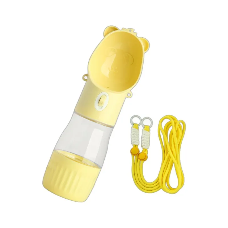 2 In 1 Portable Dog Water Bottle For Small Big Dogs Cat Outdoor Leak-proof Puppy Drinking Bowl With Food Container Pets Feeder Pet Products – image 7