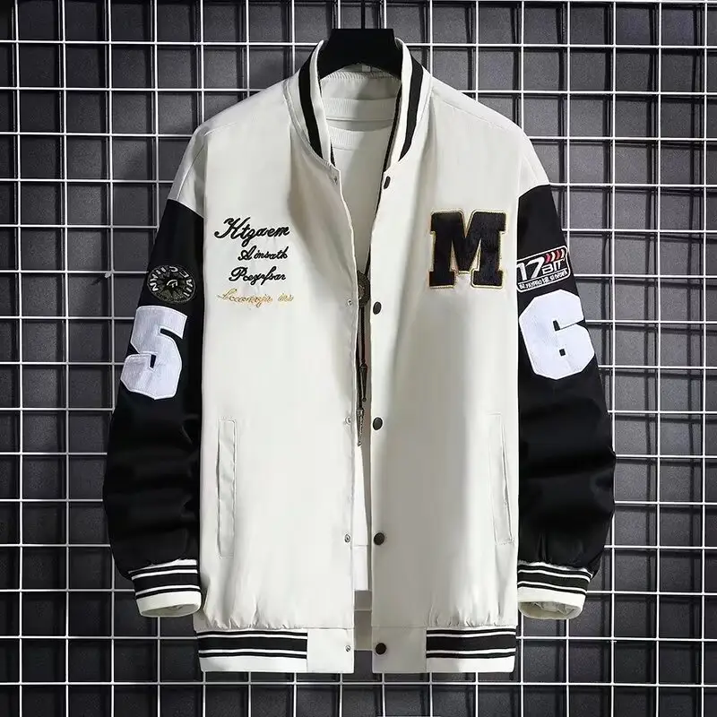Men's Baseball Jacket Fashion Casual Letter Number