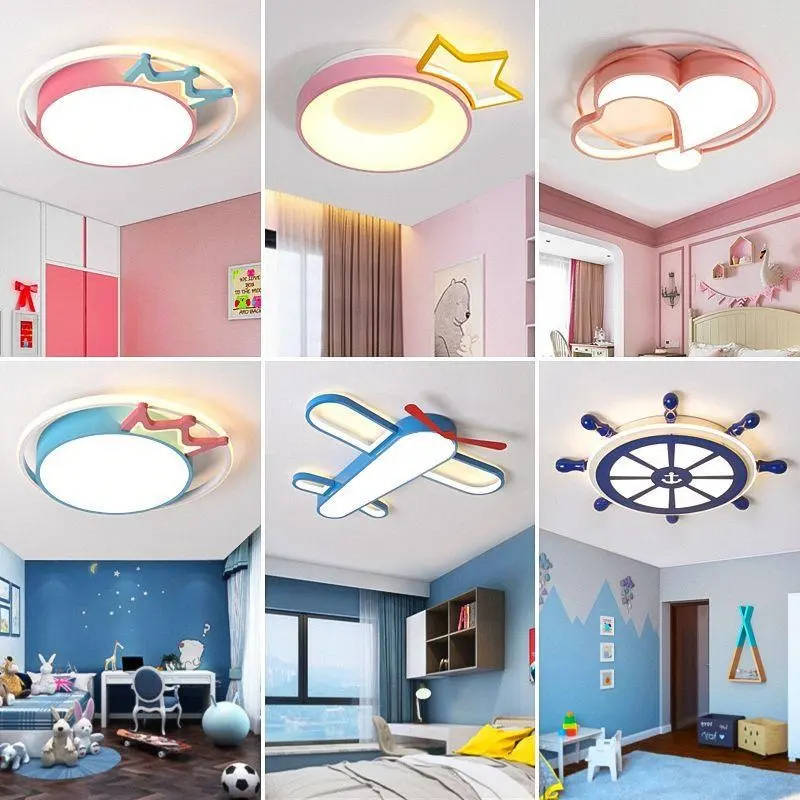 Nordic Children's Room Lamps Creative Eye Protection