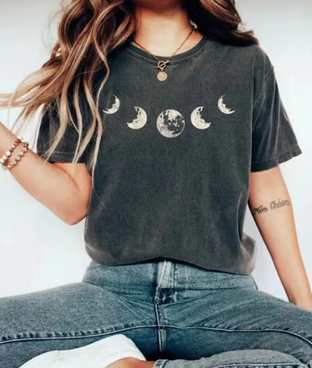 Women's T shirt Green Blue Pink Printed Short Sleeve Casual Weekend Basic V neck Z838 - Shop at LoveMi