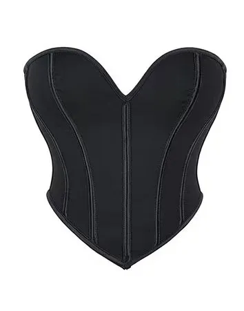 Womens Fashionable Casual Strapless Shaping Tank Top Black - Shop at LoveMi