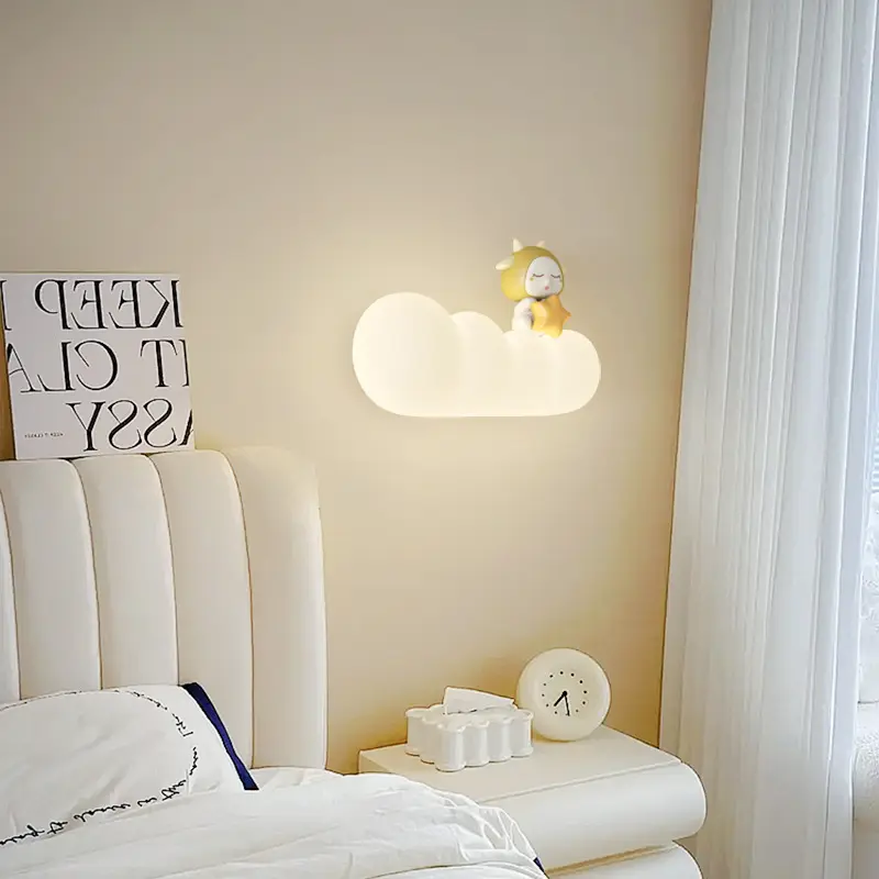Children's Room Wall Lamp Creative Decorative Cloud