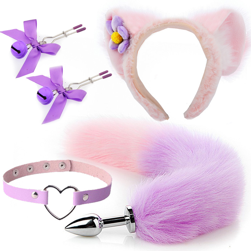 Mask Ear Barrettes For Women Metal Suit 3