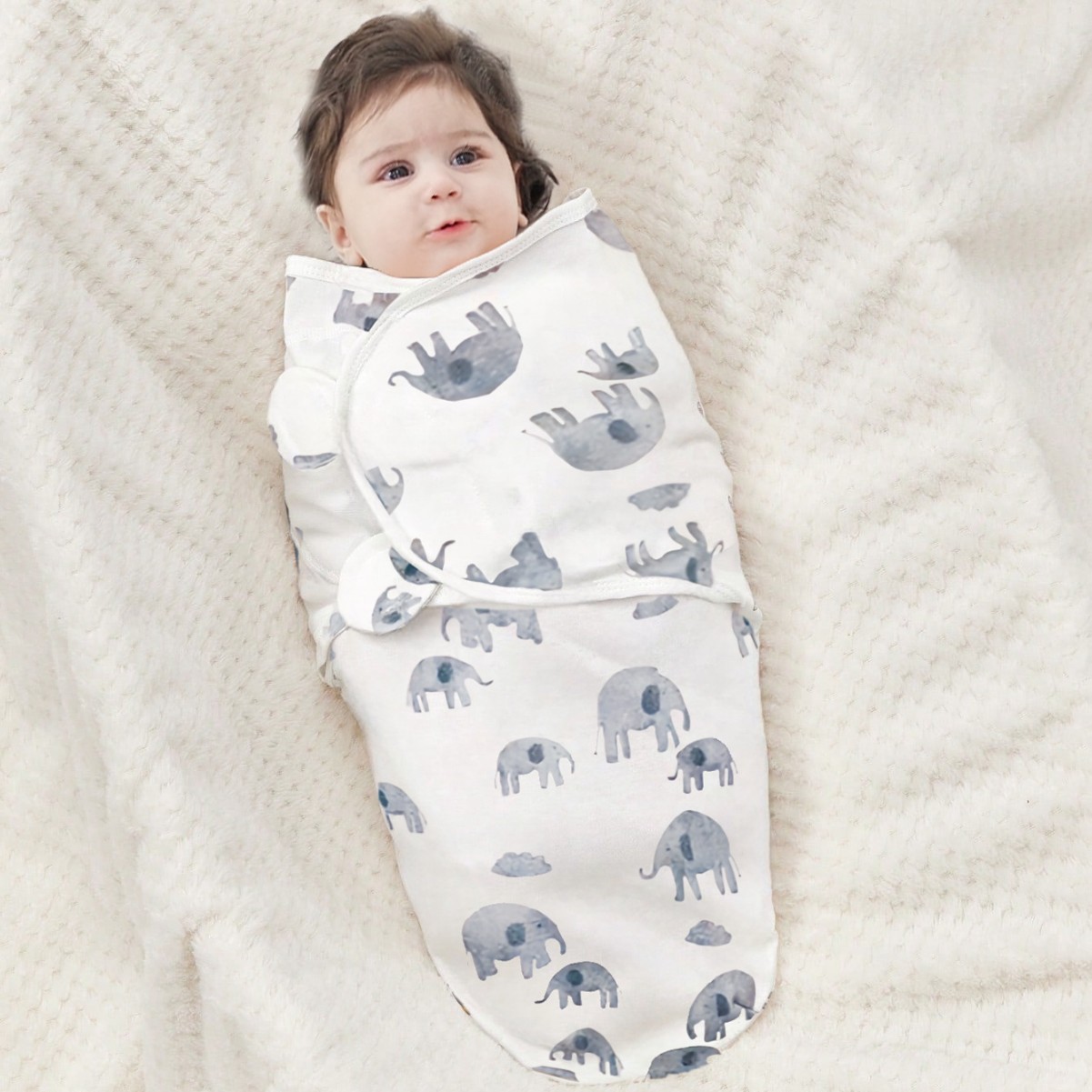 Cotton Baby Swaddling Blanket Newborn Anti-Startle