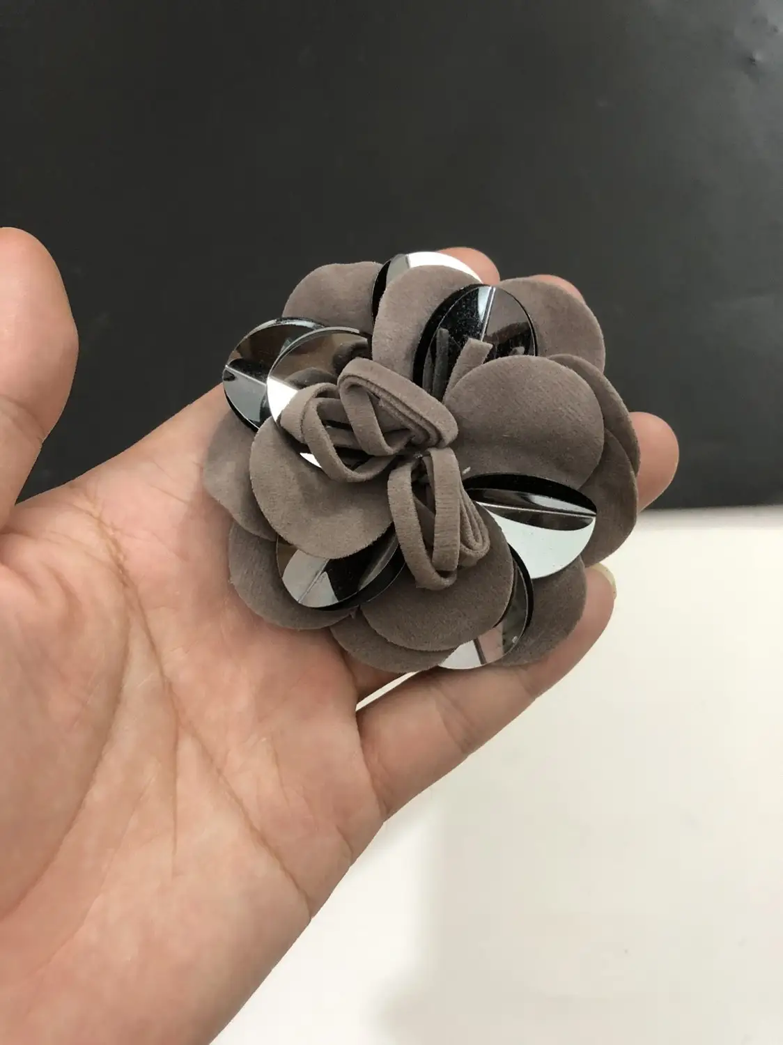 Fine Flannel Flowers Corsage Wrapped Flower Hair Clip Flower Handbag Pendant Brooch