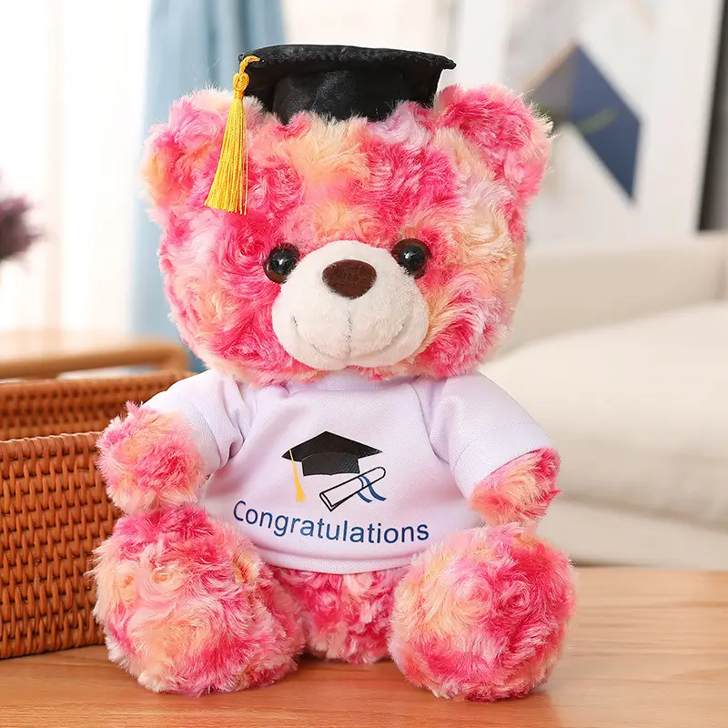 Cute Doctorial Hat Little Bear Doll
