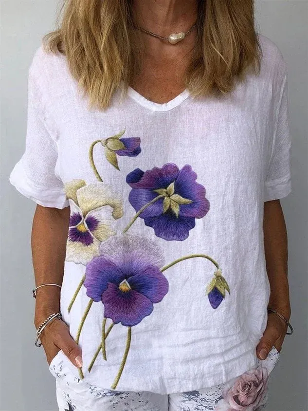 Women's Creative Trendy Personalized Printed Top Style 30 - Shop at LoveMi