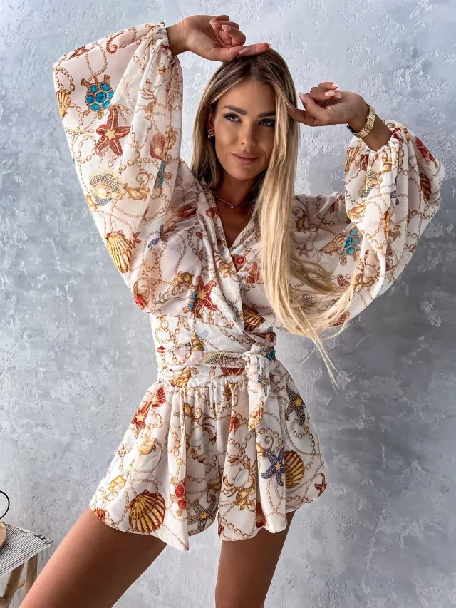 Summer New Rainforest Jumpsuit Suit Apricot - Shop at LoveMi