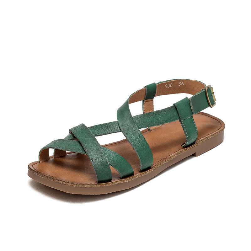 Womens Flat Comfortable Open-toe Breathable Sandals