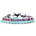 Oval Turquoise Color Weaving