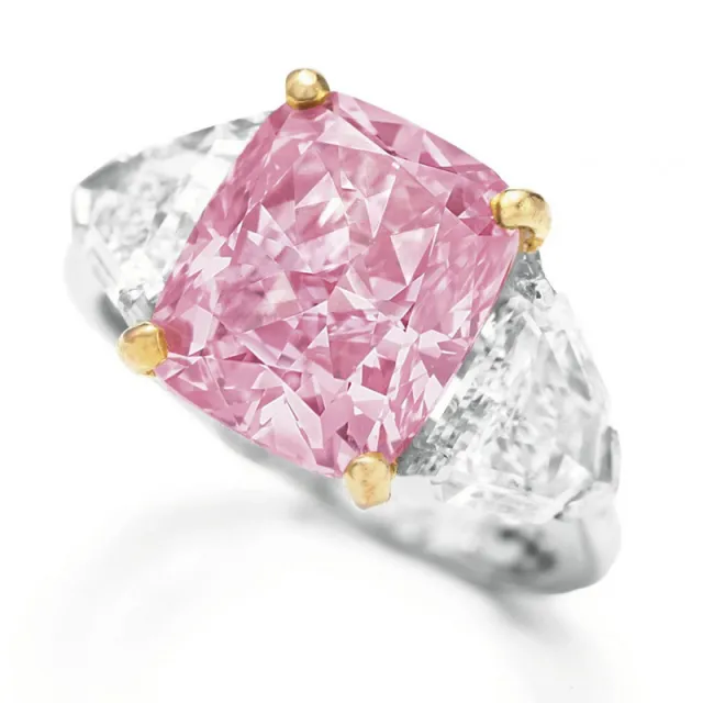 Two Tone Square Princess Triangle Diamond Ring Doublecolor - Shop at LoveMi