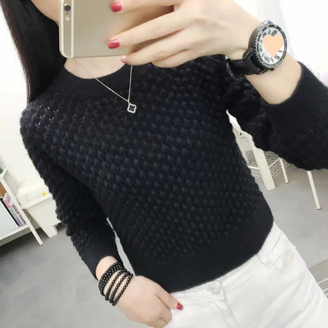 Long Sleeve Short Inner Top All matching Black - Shop at LoveMi