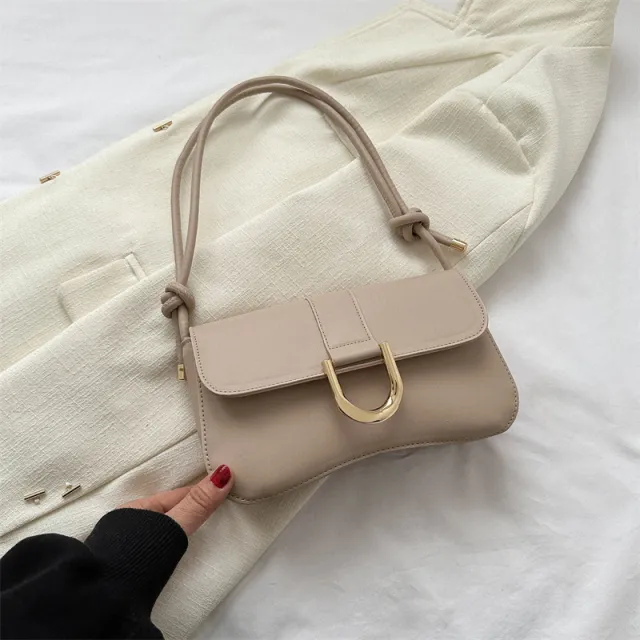 Retro Vachette Clasp New Shoulder Messenger Bag Khaki - Shop at LoveMi