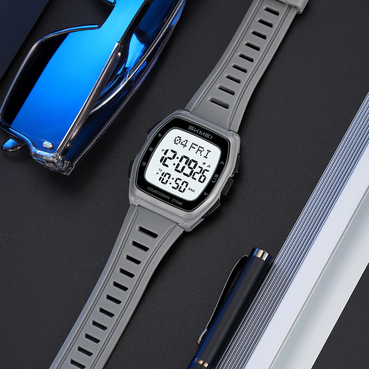 SKMEI Multi-Function Student Watch For Men