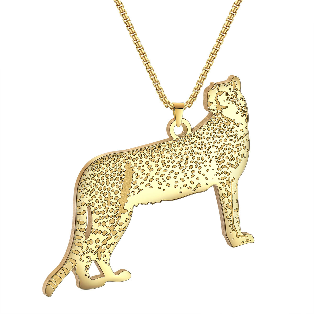 Cheetah Pendant Necklace, picture 4 of 5