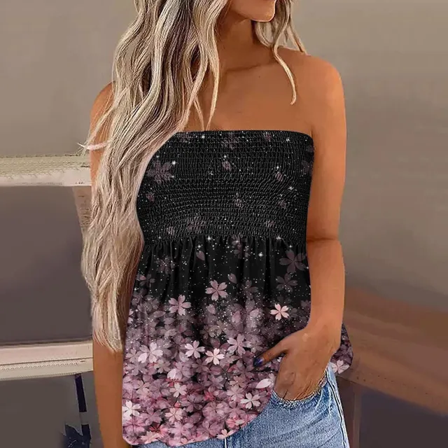 Sexy Fashion Off the shoulder Short Tube Top For Women Pink - Shop at LoveMi