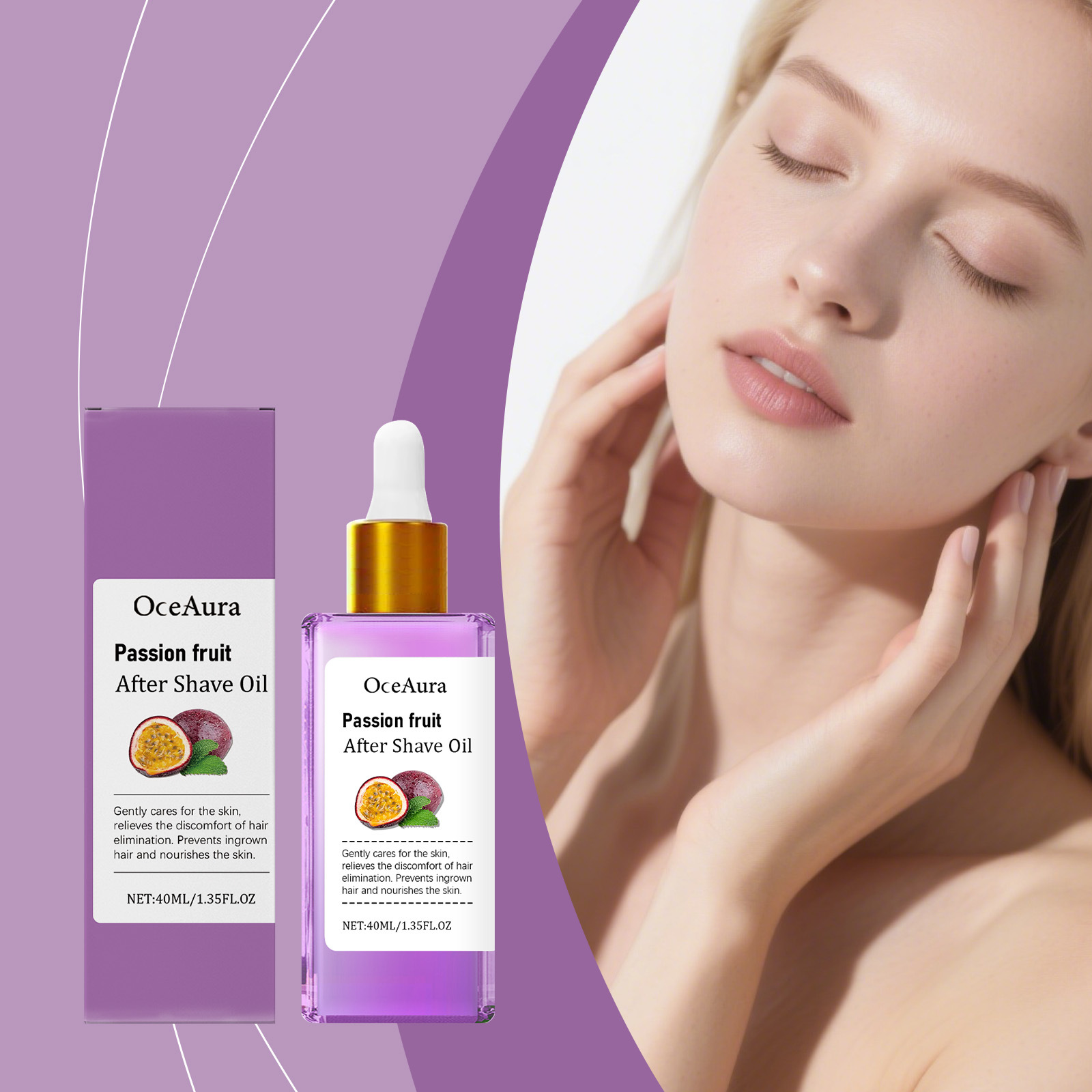 Passion Fruit Pogonotomy After Nourishing And Hydrating Comfortable Treatment Oil