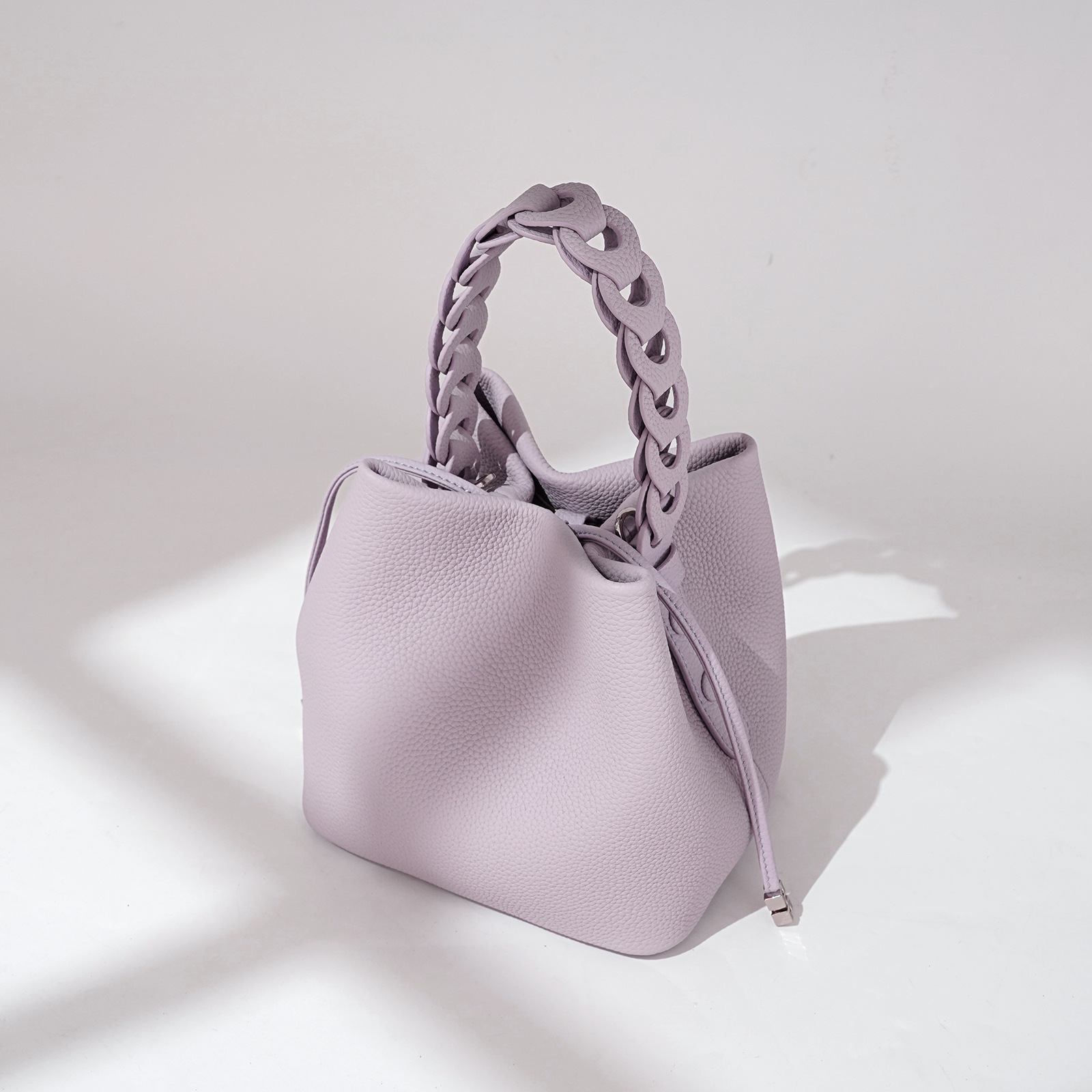 Summer New Arrival Top-grain Leather Bucket Bag