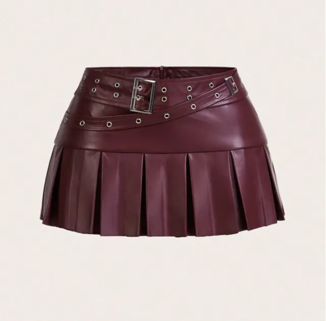 Slimming Pleated Skirt New Pleated Midi Skirt Red - Shop at LoveMi