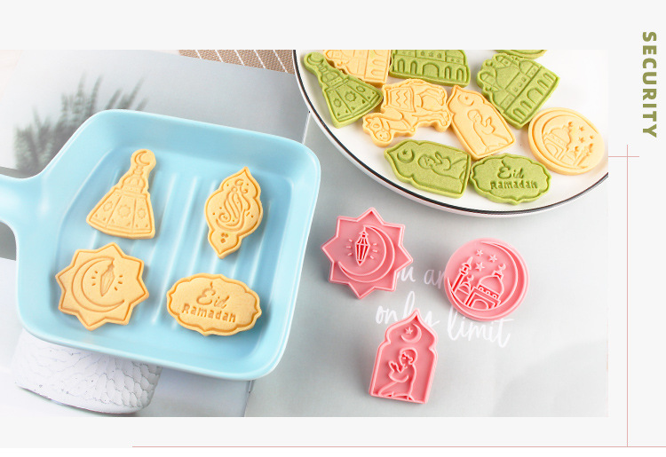 Cookie Mold 3d 3d Diy Plastic Suit Home Cake Cookie Press Type Baking Tool Cutter — foto 5