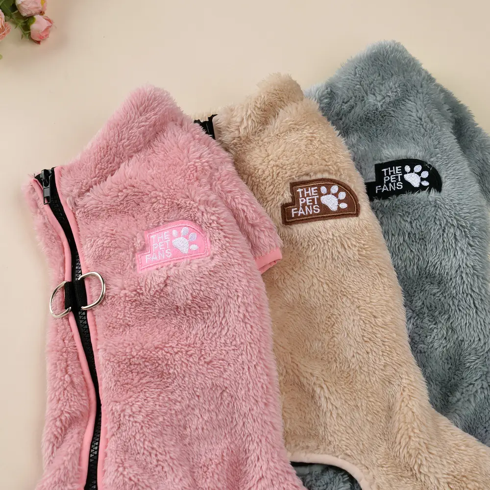 Simple And Warm Double-sided Plush Comfortable Pet Clothing