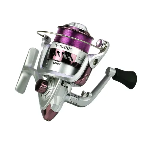 Plastic Head Fishing Wheel Reel Gear Spinning with Line