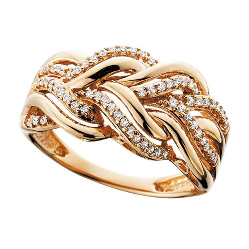 Multi-layer Cord For Braiding Ring Creative Hollow