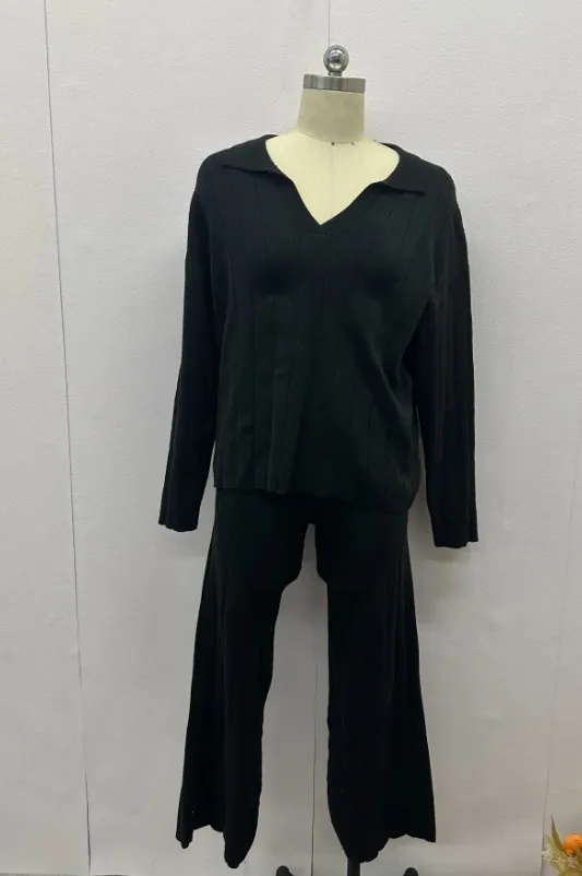 Autumn New Solid Color Line Pattern Slim Lazy Style Suit For Women Black - Shop at LoveMi