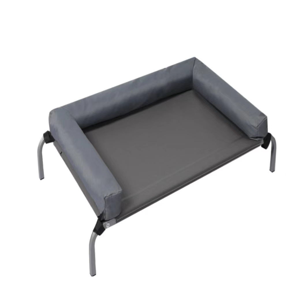 Foldable Moisture-Resistant Dog Bed With Raised Edges Pet Bed That Is Detachable And Washable