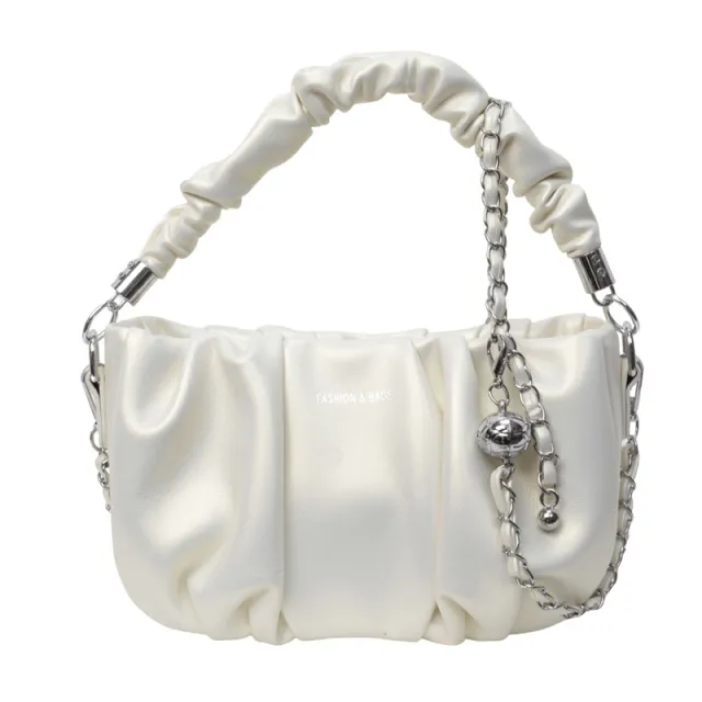 About All match Pleated Cloud Women's Bag Beige - Shop at LoveMi