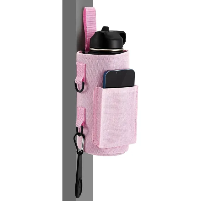 Magnetic Fitness Outdoor Waterproof Large Capacity Cup Cover Pink - Shop at LoveMi