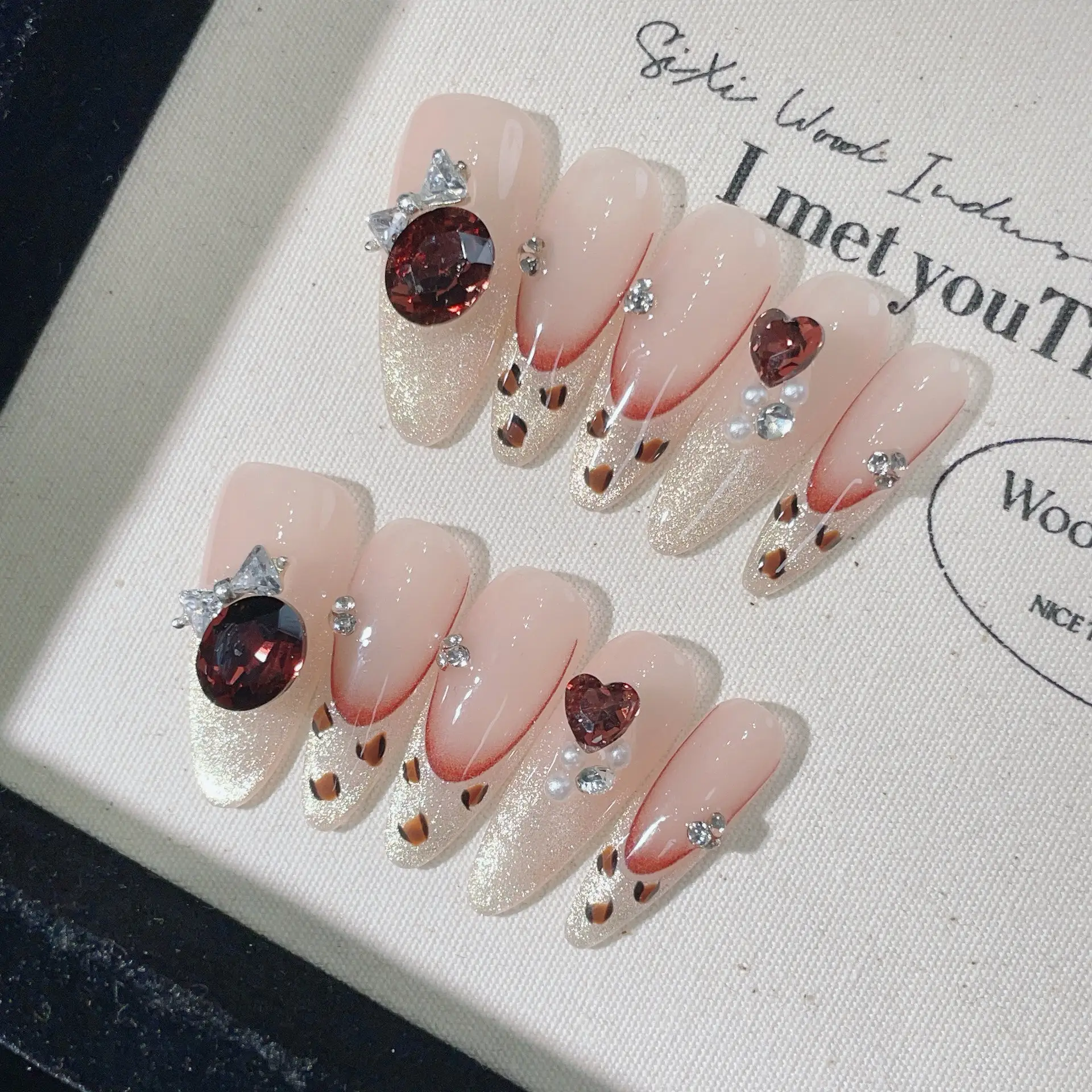 New French Leopard Print Cat's Eye Cool
