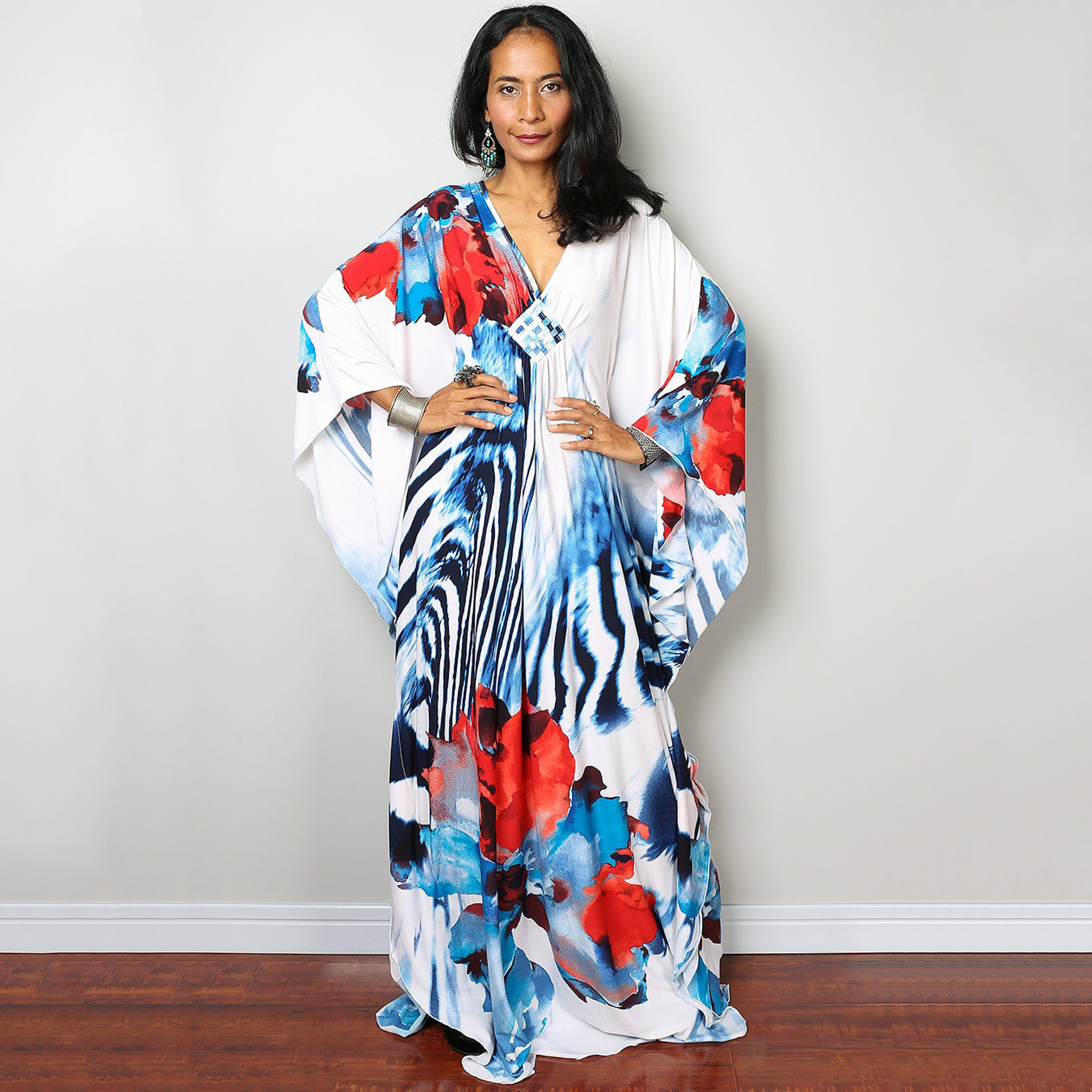 Beach Cover-up Robe Long Dress - Image 13