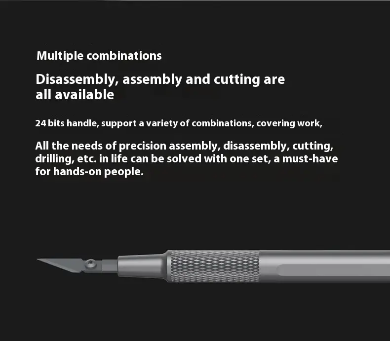 Fine Repair Screwdriver Set 24 Pieces Bit Multifunctional Repair Tools
