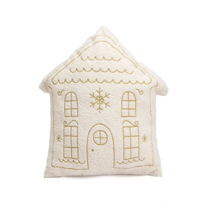Christmas Pillow Embroidered Cushion