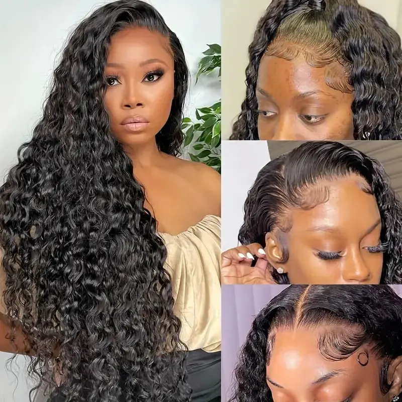 Fashion Front Lace Wigs with Small Curly Hair African
