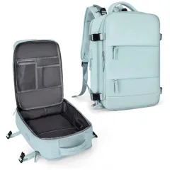 Backpack Travel Large Capacity Travel Portable Luggage Bag - Blue - View 1