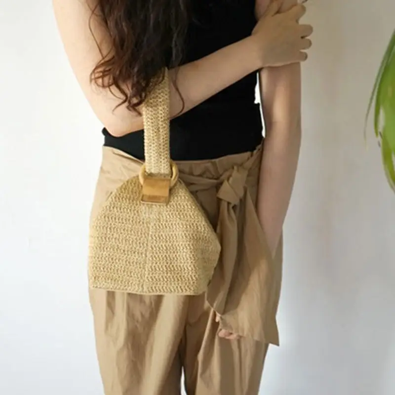 Straw Bag Womens Beach Woven Tote