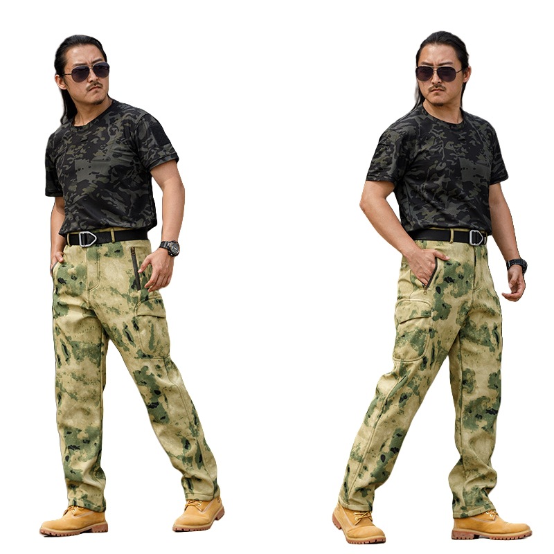 Outdoor Hiking Fleece-Lined Warm Casual Multi-Functional Waterproof And Wear-Resistant Workwear Tactical Pants 1e5f43cd 4817 4d41 A100 348dcb872119