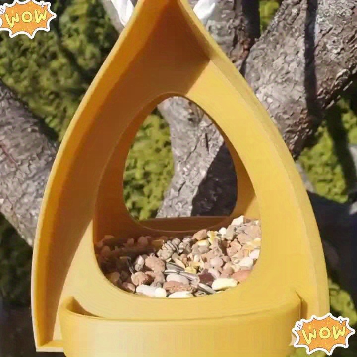 Cross-border New Arrival Plastic Hanging Bird Feeder Durable Outdoor Hanging Bird Feeder detail photo 4