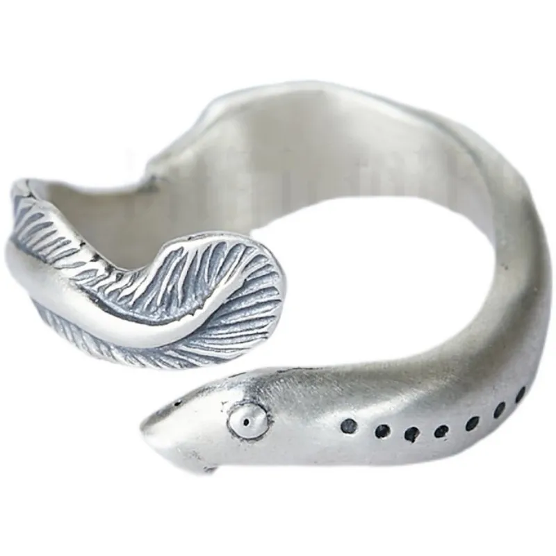 Ring With Unique And Niche Design, Standing Out From The Crowd - Eel