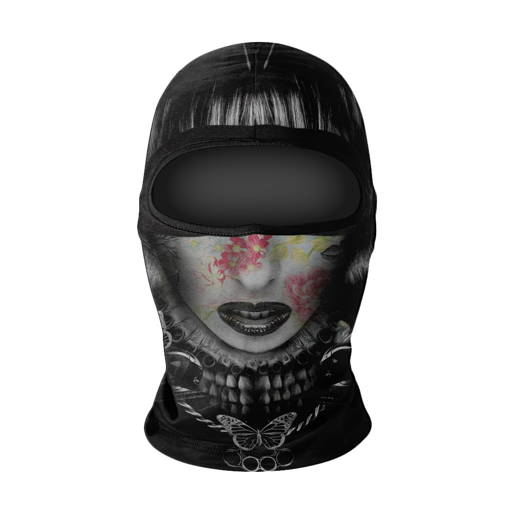 Summer Breathable Full Face Outdoor Sun Protection Quick-drying Ice Silk Headgear 33