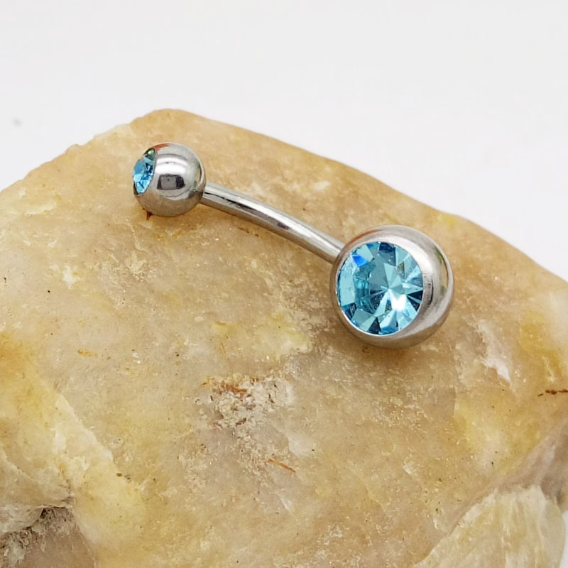 Прокол, гипоаллергенная титановая сталь, пряжка для пупка, гвоздь для живота