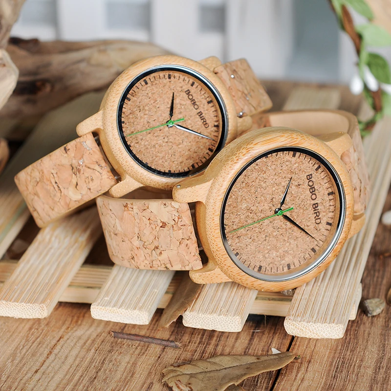 Title 4, Bamboe en houten horloges voor dames en heren. ...