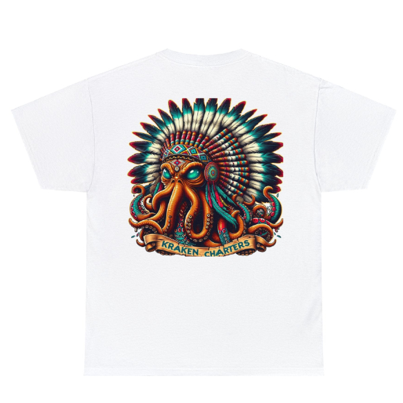 European And American Digital Printing Casual Round Neck T-shirt