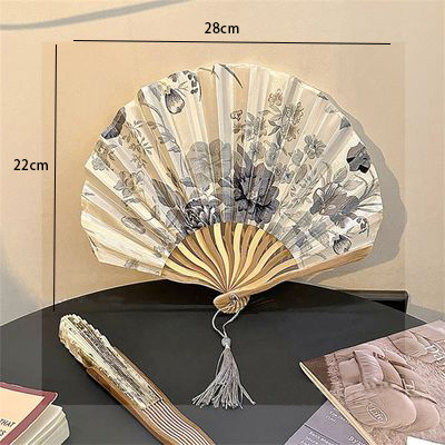 Archaic Folding Fan Ink Color