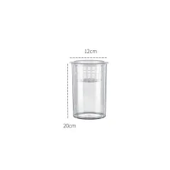 Living Room Micro Landscape Desktop Ecological Pot Transparent Plastic Creative Decoration Fish Tank - 5009 Cylinder 857 - View 1