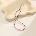 New Dopamine Candy-colored Rice-bead Necklace view 11