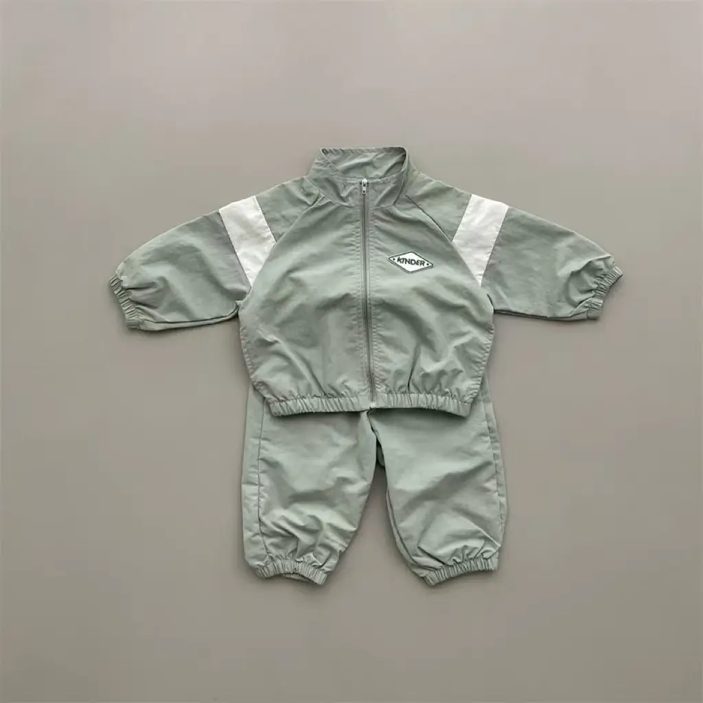 Sport Cardigan Suit Stand Collar Long-sleeve Zipper Suit